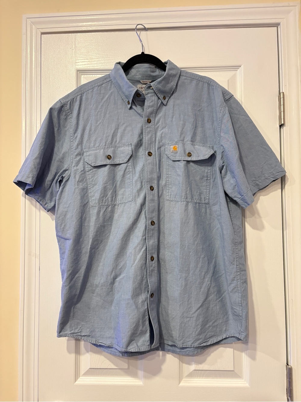 Carhartt men’s cotton original fit button down shirt